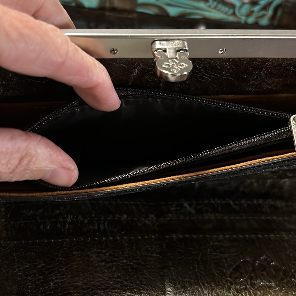Patrica Nash tooled leather purse and matching wallet - Picture 12 of 12